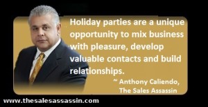 holiday party networking tips from Anthony Caliendo
