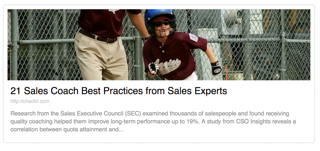 Best Practices for Sales Coach from Experts