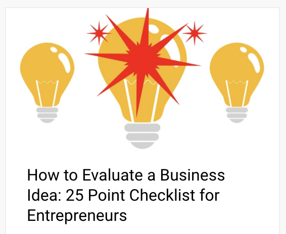 How to Evaluate a Business Idea: 25 Point Checklist for Entrepreneurs | Anthony Caliendo | The Sales Assassin 